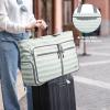 imageG4Free Beach Bag Foldable Beach Tote Bag with Zipper Waterproof Sandproof Pool BagLight Green
