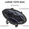 imageG4Free Beach Bag Waterproof Beach Bags for Women Personalized Strap Tote Bag for Women Birthday GiftsBlack