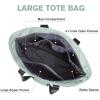 imageG4Free Beach Bag Waterproof Beach Bags for Women Personalized Strap Tote Bag for Women Birthday GiftsGreen
