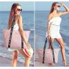 imageG4Free Beach Bag Waterproof Beach Bags for Women Personalized Strap Tote Bag for Women Birthday GiftsPink