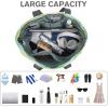 imageG4Free Beach Bag Waterproof Sandproof Beach Tote Bag Large Capacity Foldable for WomenRainbow