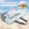 imageG4Free Beach Bag Waterproof Sandproof Beach Tote Bag Large Capacity Foldable for WomenSailboat Print