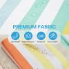 imageG4Free Beach BagWaterproof Beach Tote Pool Bags for WomenCompatible with Stanley CupFoldablefor Weekender TravelRainbow Stripes