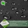 imageG4Free Eco Windproof Travel Umbrella for Rain ampamp Sun Strongest Fiberglass Frame Double Canopy with Reflective Strip Auto Open Close Folding Umbrella For Car Backpack PurseBlack