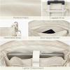 imageG4Free Large Canvas Tote Bag for Women with Zipper Fit 156quot Laptop Everything Tote Bags with Pockets for Work TravelBeige