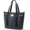 imageG4Free Large Canvas Tote Bag for Women with Zipper Fit 156quot Laptop Everything Tote Bags with Pockets for Work TravelBlack