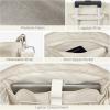 imageG4Free Large Canvas Tote Bag for Women with Zipper Fit 156quot Laptop Everything Tote Bags with Pockets for Work TravelGrey
