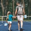 imageG4Free Pickleball Backpack Mens ampamp Womens Adjustable Crossbody Sling Bag Lightweight Paddle BagIvory