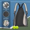imageG4Free Pickleball Backpack Mens ampamp Womens Adjustable Crossbody Sling Bag Lightweight Paddle BagIvory