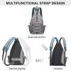 imageG4Free Pickleball Backpack Mens ampamp Womens Adjustable Crossbody Sling Bag Lightweight Paddle BagLight Grey