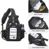 imageG4Free Pickleball Bag Crossbody Sling Bag for Men Women Pickleball Backpack Pickle Ball Paddle Bag Gifts for SportsBlack