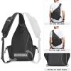 imageG4Free Pickleball Bag Crossbody Sling Bag for Men Women Pickleball Backpack Pickle Ball Paddle Bag Gifts for SportsBlack