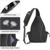 imageG4Free Pickleball Bag Crossbody Sling Bag for Men Women Pickleball Backpack Pickle Ball Paddle Bag Gifts for SportsBlack