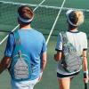 imageG4Free Pickleball Bag Crossbody Sling Bag for Men Women Pickleball Backpack Pickle Ball Paddle Bag Gifts for SportsBlue Leaf