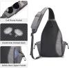 imageG4Free Pickleball Bag Crossbody Sling Bag for Men Women Pickleball Backpack Pickle Ball Paddle Bag Gifts for SportsLight Grey