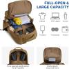 imageG4Free Pickleball Bag Fits 2 to 6 Paddles Large Pickleball Backpack with Fence Hook for Men and WomenBlackKhaki