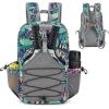 imageG4Free Pickleball Bag Pickleball Backpack for Women and Men Padel Bag Fits 2 to 4 Paddles Gifts for Pickleball LoversBlue Leaf