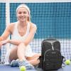 imageG4Free Pickleball Bag Pickleball Backpack for Women and Men Padel Bag Fits 2 to 4 Paddles Gifts for Pickleball LoversDark Grey