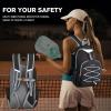 imageG4Free Pickleball Bag Pickleball Backpack for Women and Men Padel Bag Fits 2 to 4 Paddles Gifts for Pickleball LoversDark Grey