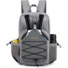 imageG4Free Pickleball Bag Pickleball Backpack for Women and Men Padel Bag Fits 2 to 4 Paddles Gifts for Pickleball LoversLightgrey