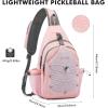 imageG4Free Pickleball Sling Bag for Women  Lightweight Crossbody Sports BagPink