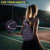 imageG4Free Pickleball Sling Bag for Women  Lightweight Crossbody Sports BagPurple