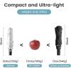 imageG4Free Travel Umbrella Ultralight UPF 50 UV Protection Compact Sun Umbrella Double Canopy Super Slim Small Portable Automatic Antibounce CloseLake Blue