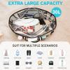 imageG4Free Waterproof Beach Tote Pool Bags for Women Large Capacity Tote Bag With Wet Compartment for Weekender TravelBlack