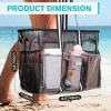imageG4Free Waterproof Beach Tote Pool Bags for Women Large Capacity Tote Bag With Wet Compartment for Weekender TravelBlack