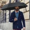 imageG4Free Windproof Travel Umbrellas for Rain Double Canopy Automatic Compact Umbrella with Strong Fiberglass Frame and Windproof CableBlackRed