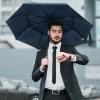 imageG4Free Windproof Travel Umbrellas for Rain Double Canopy Automatic Compact Umbrella with Strong Fiberglass Frame and Windproof CableNavy Blue
