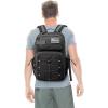imagePickleball Backpack Fits 2 to 6 Paddles Large Pickleball Bag with Fence Hook for Men and Women Light GreyDark Grey
