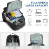 imagePickleball Backpack Fits 2 to 6 Paddles Large Pickleball Bag with Fence Hook for Men and Women Light GreyDark Grey