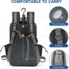 imagePickleball Backpack Fits 2 to 6 Paddles Large Pickleball Bag with Fence Hook for Men and Women Light GreyDark Grey