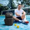 imagePickleball Backpack Fits 2 to 6 Paddles Large Pickleball Bag with Fence Hook for Men and Women Light GreyDark Grey