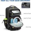 imagePickleball Backpack Fits 2 to 6 Paddles Large Pickleball Bag with Fence Hook for Men and Women Light GreyDark Grey