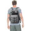 imagePickleball Backpack Fits 2 to 6 Paddles Large Pickleball Bag with Fence Hook for Men and Women Light GreyLight Grey