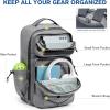 imagePickleball Backpack Fits 2 to 6 Paddles Large Pickleball Bag with Fence Hook for Men and Women Light GreyLight Grey