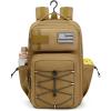 imageG4Free Pickleball Bag Fits 2 to 6 Paddles Large Pickleball Backpack with Fence Hook for Men and WomenBlackKhaki