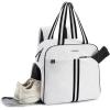imageG4Free Pickleball Bag Pickleball Bag Tote for Women and MenWhite