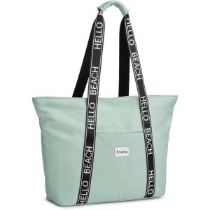 imageG4Free Beach Bag Waterproof Beach Bags for Women Personalized Strap Tote Bag for Women Birthday GiftsGreen