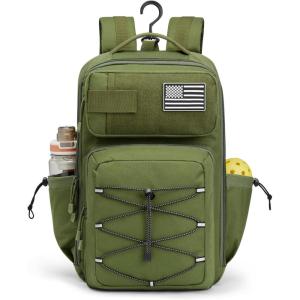 imageG4Free Pickleball Bag Fits 2 to 6 Paddles Large Pickleball Backpack with Fence Hook for Men and WomenBlackGreen
