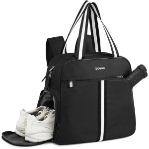 imageG4Free Pickleball Bag Pickleball Bag Tote for Women and MenBlack