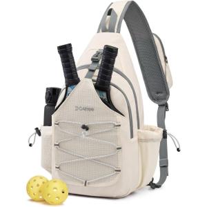 imageG4Free Pickleball Sling Bag for Women  Lightweight Crossbody Sports BagIvory