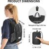 imageG4Free 10L Hiking Backpack Lightweight Small Hiking Daypack Small Outdoor Travel Foldable Shoulder BagBlack