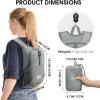 imageG4Free 10L Hiking Backpack Lightweight Small Hiking Daypack Small Outdoor Travel Foldable Shoulder BagGrey