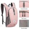 imageG4Free 10L Hiking Backpack Lightweight Small Hiking Daypack Small Outdoor Travel Foldable Shoulder BagPink