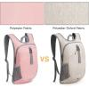 imageG4Free 12L Hiking Backpack Lightweight Small Hiking Daypack for Outdoor Travel Mini Foldable Shoulder BagPink