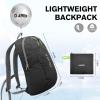 imageG4Free 24L Lightweight Packable Hiking Backpack Small Sport Travel Daypack Water Resistant for Women MenBlack