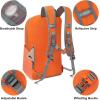 imageG4Free 24L Lightweight Packable Hiking Backpack Small Sport Travel Daypack Water Resistant for Women MenOrange